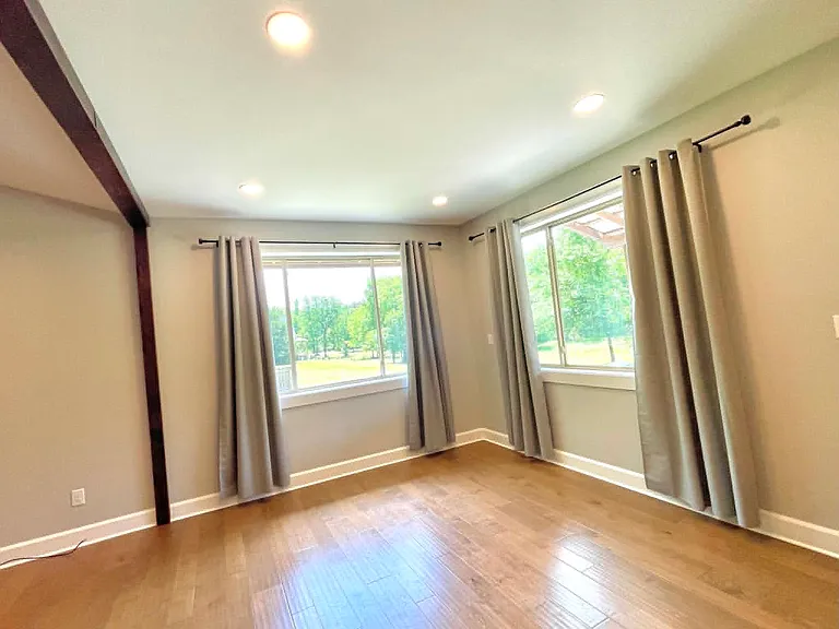 Living Area with large slider windows