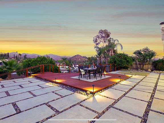 Panoramic backyard