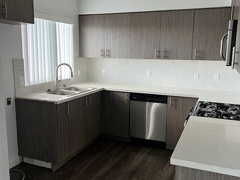 Kitchen with a window