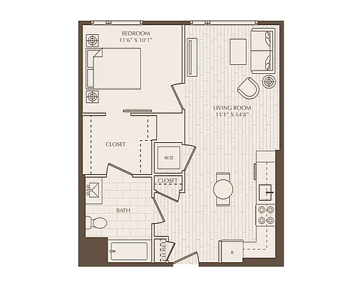 Floor plan A62