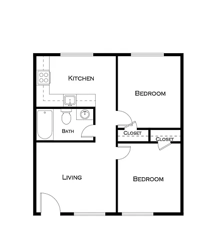 Floor plan EV1-2B
