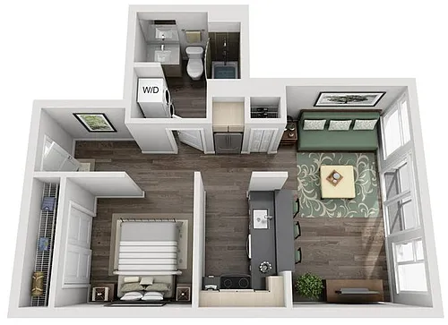 Floor plan Studio A