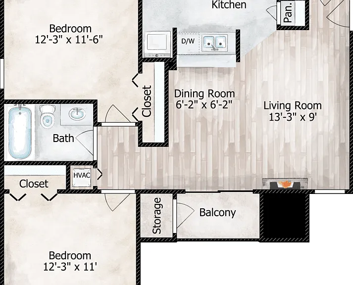 Eden Floorplan Diagram