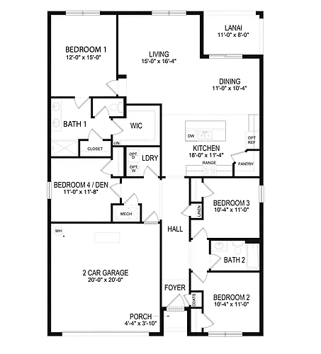 Floor plan Cali