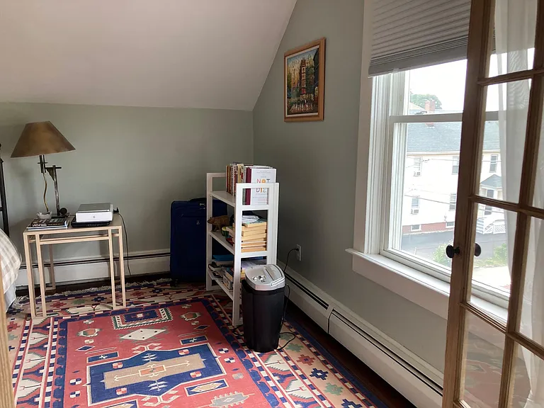 Primary bedroom with French doors