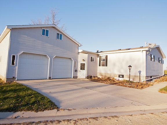 Two stall garage w/approach