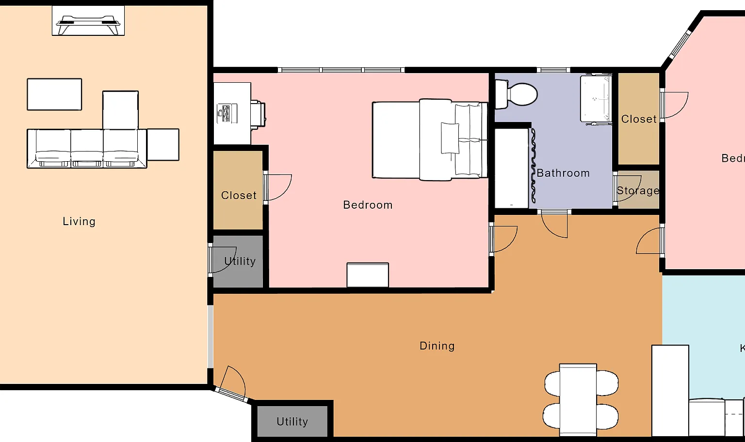 2 bed, 1050 sqft, $1,595 — Photo 2