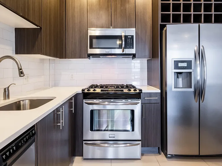 Kitchen with Stainless Steel Appliances