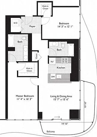 225 N Columbus Dr #2410 — Photo 1