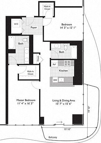 1st image of 225 N Columbus Dr APT 4210