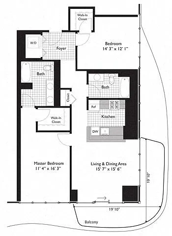 225 N Columbus Dr #2410 Photo 1