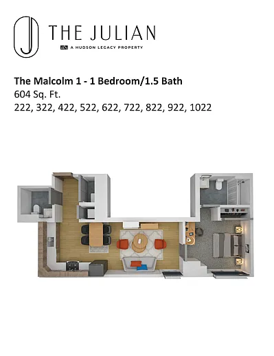 Floor plan The Malcolm