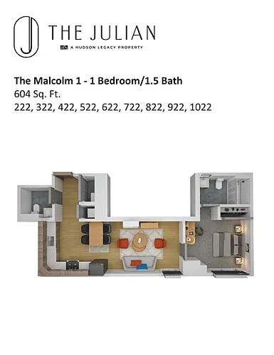 Floor plan The Malcolm