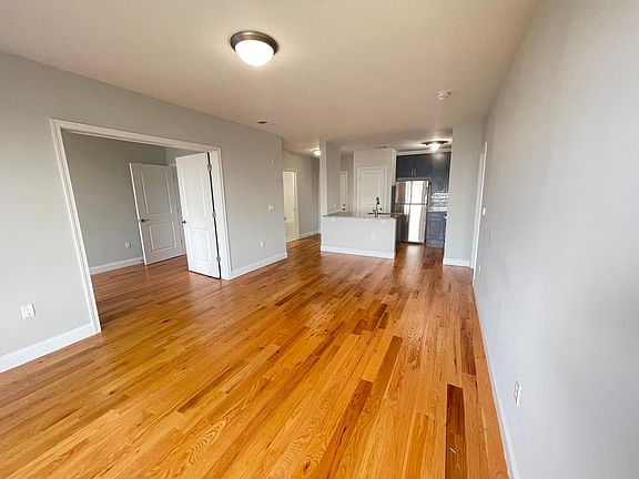 View from the living room tho the kitchen