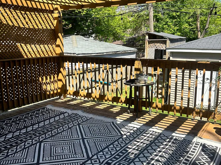 Covered Privacy Porch
