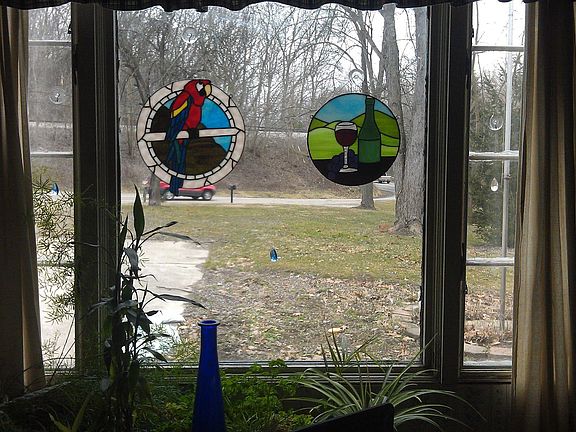 View out front kitchen window