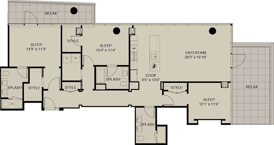 Floor plan PH04