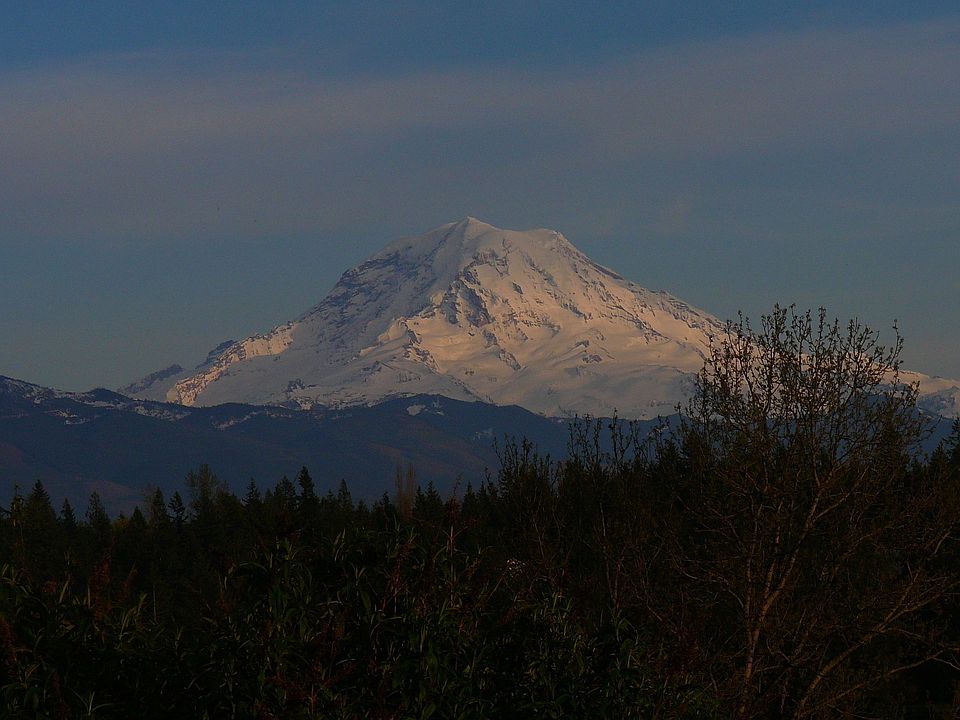 Beautiful view of Mt. Rainer