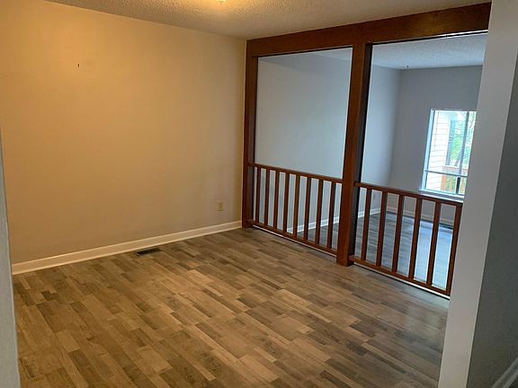 Dining ares separated from living room