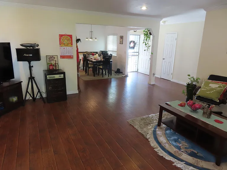 Living room looking toward dining area.