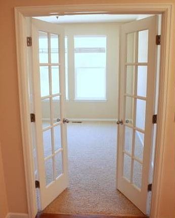 double doors to study