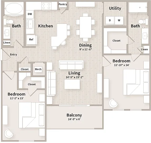 Floor plan B2