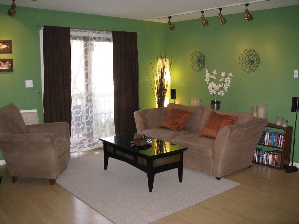 Living room + dining area