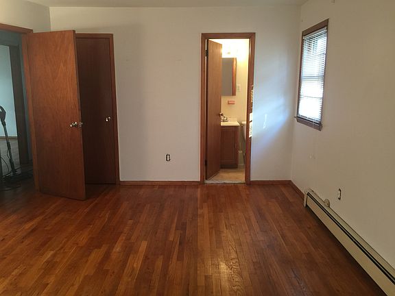 Master bedroom with full bathroom