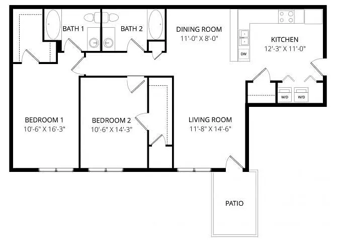 Floor plan Ruby