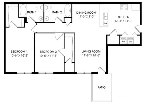 Floor plan Ruby