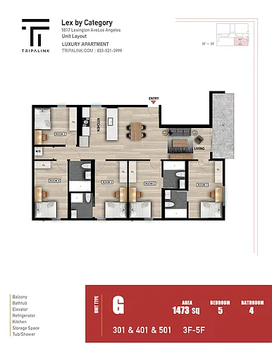 Floor plan 401
