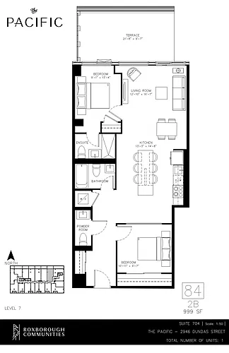 Floor plan 2 Bed 2.5 Bath 2 Bed 2.5 Bath 4