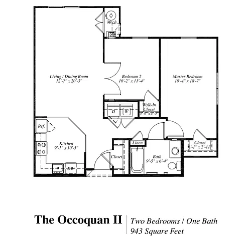 Floor plan OCCOQUAN II