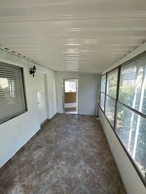 Another view of the enclosed patio in the opposite direction