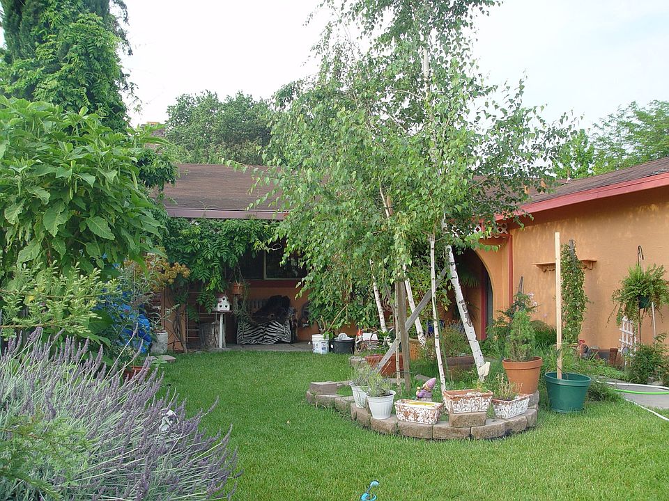 Front of house and front yard.