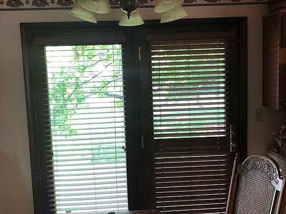 French doors to back yard.