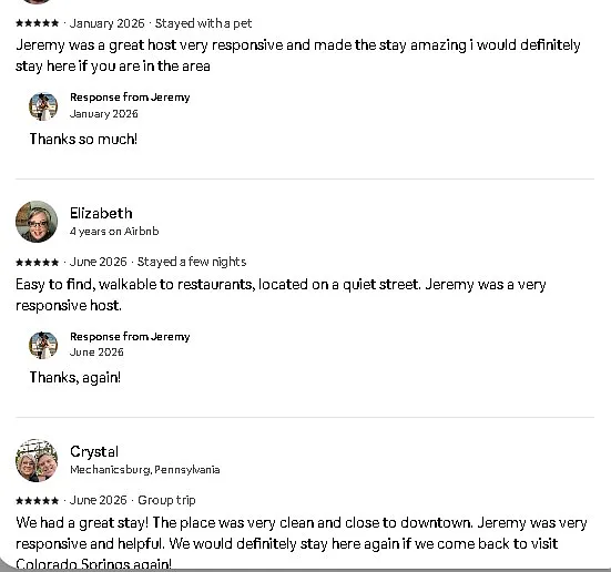 Experienced Landlord with rave reviews.