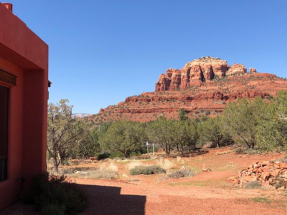 north side of the home