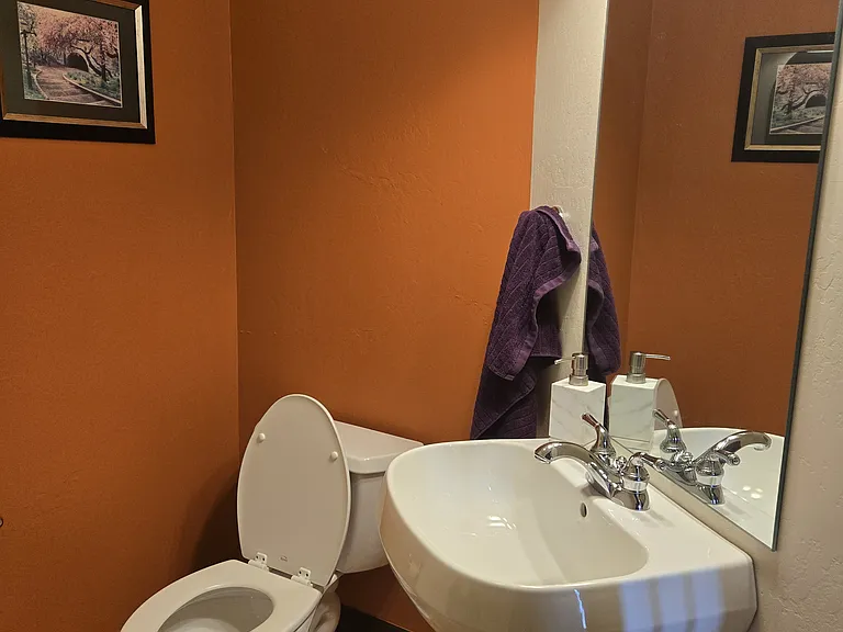 Half bath on the main level