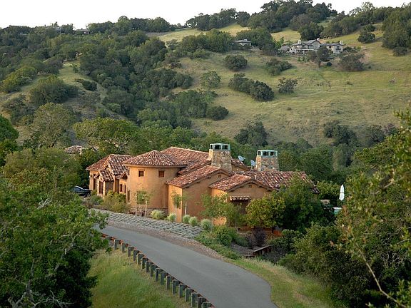 Exterior aerial view of the home