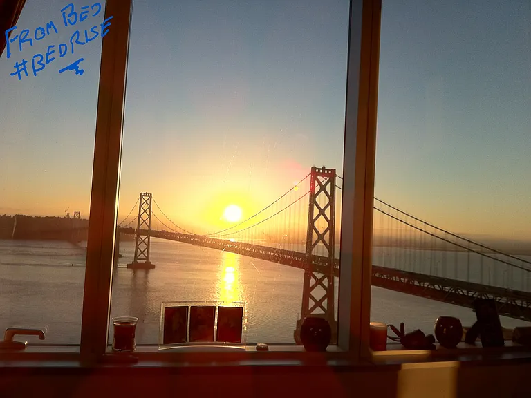 SUNRISE FROM BED: #BEDRISE!