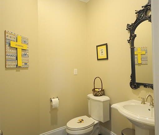 Downstairs half bath