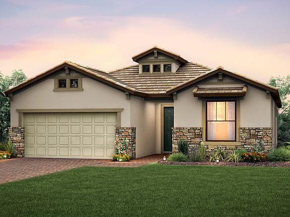 Home Exterior C2B with decorative stone detail