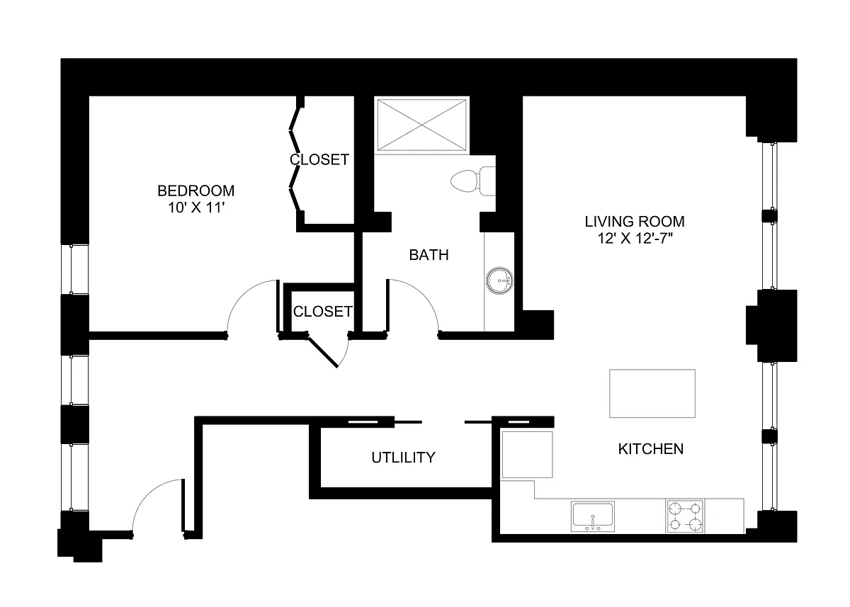 Floor plan The Rockefeller East