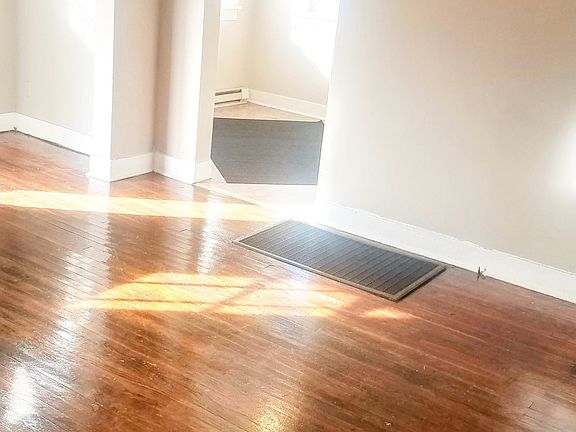 Living room with classic arched doorways