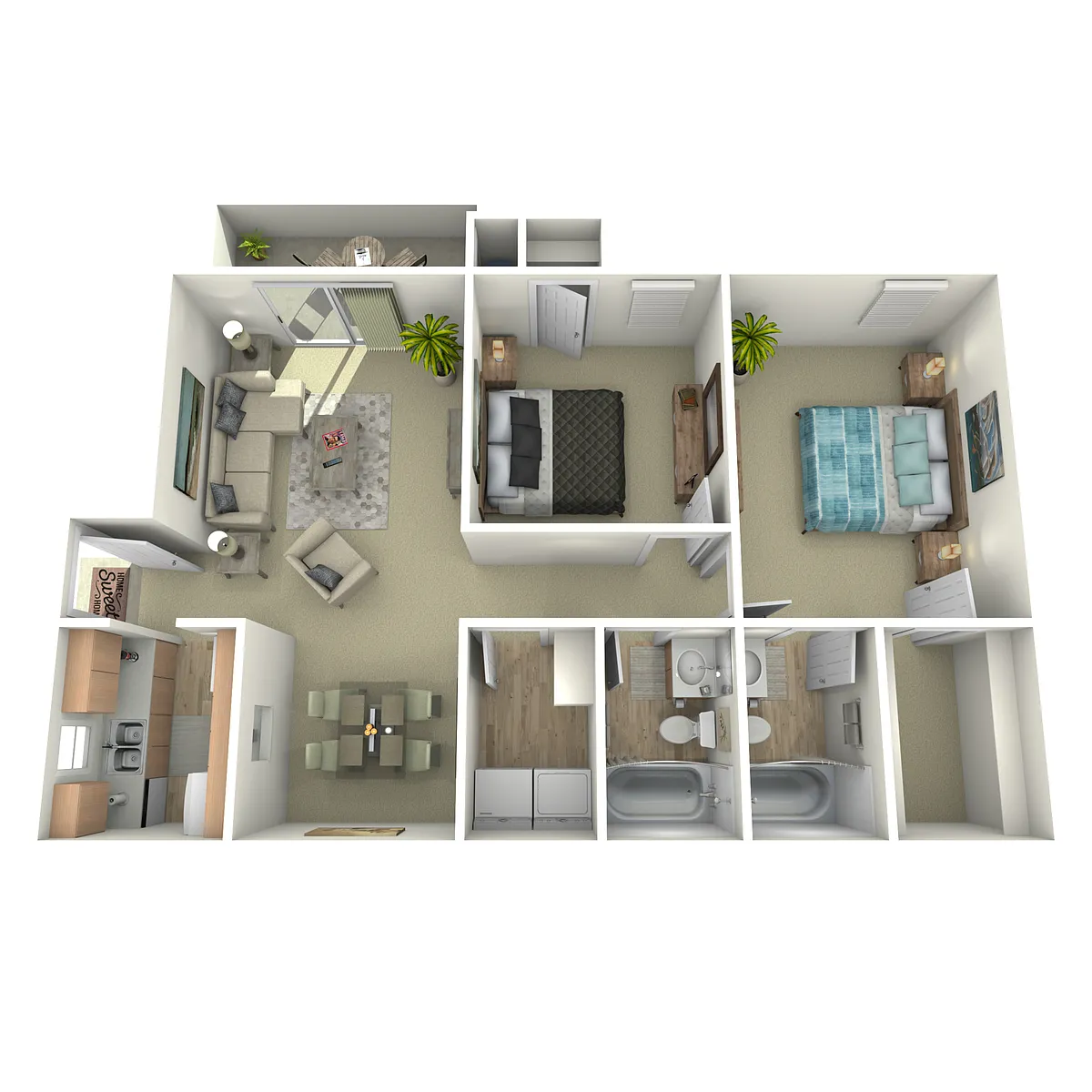 Floor plan B2