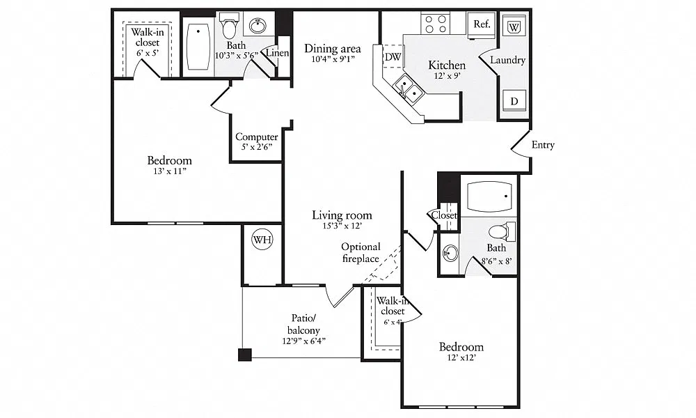 Floor plan B2R