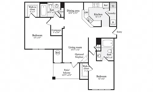 Floor plan B2R