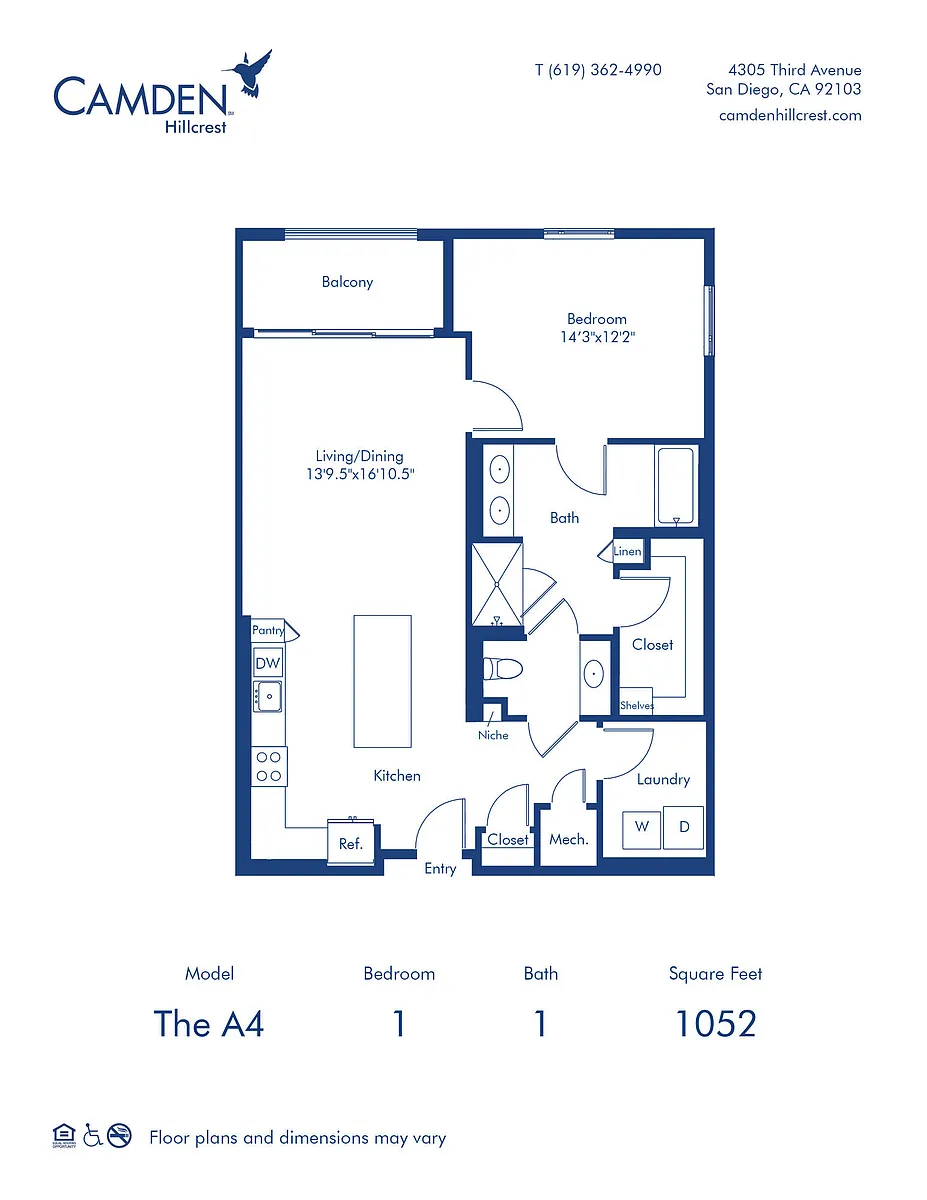 Floor plan The A4