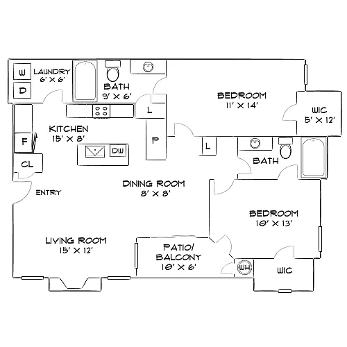 Floor plan Design 2B